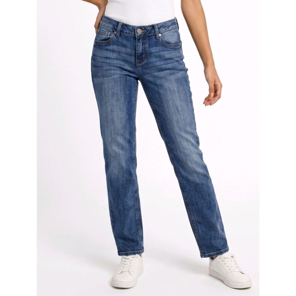 Maurices Faded Skinny Denim Blues Jeans Size 2 Short